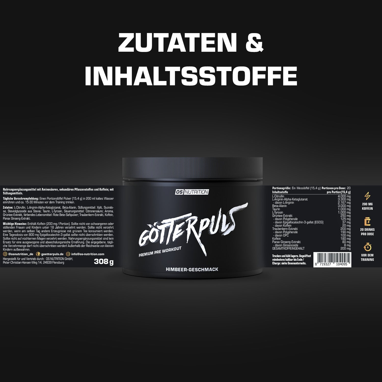 Götterpuls® - Premium Pre Workout