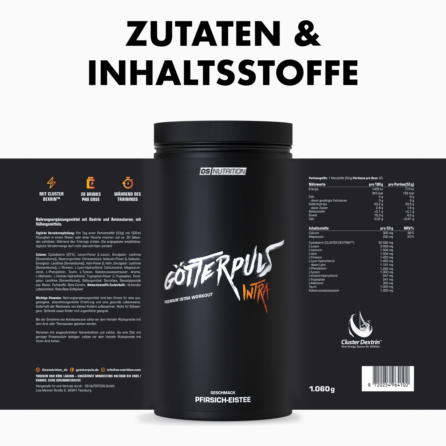 Götterpuls Intra – Premium Intra Workout Drink