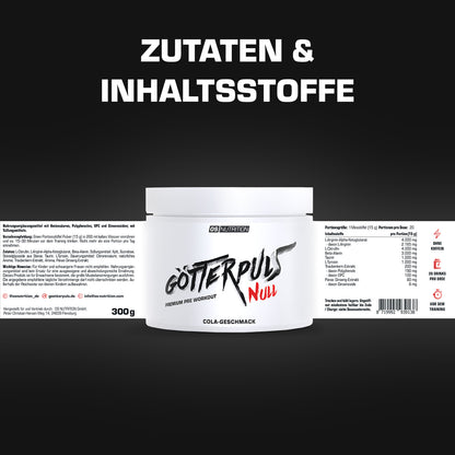 Götterpuls NULL - Premium Pre Workout (koffeinfrei)