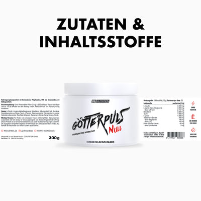 Götterpuls NULL - Pre Workout (koffeinfrei)