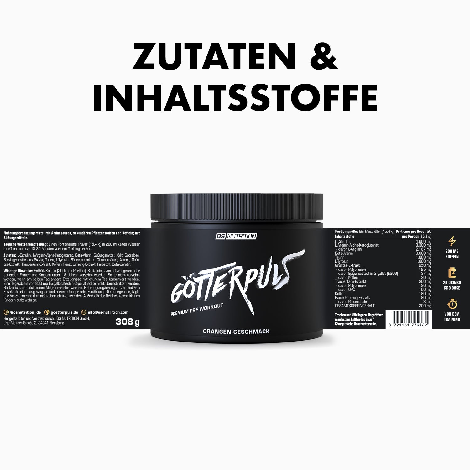 Götterpuls - Premium Pre Workout