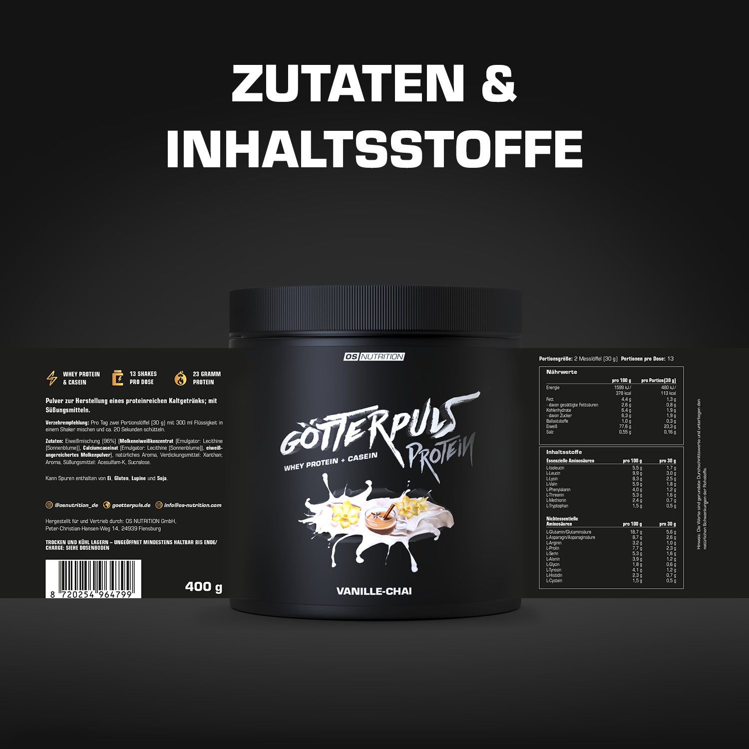 Götterpuls Protein – Premium Whey Protein & Casein