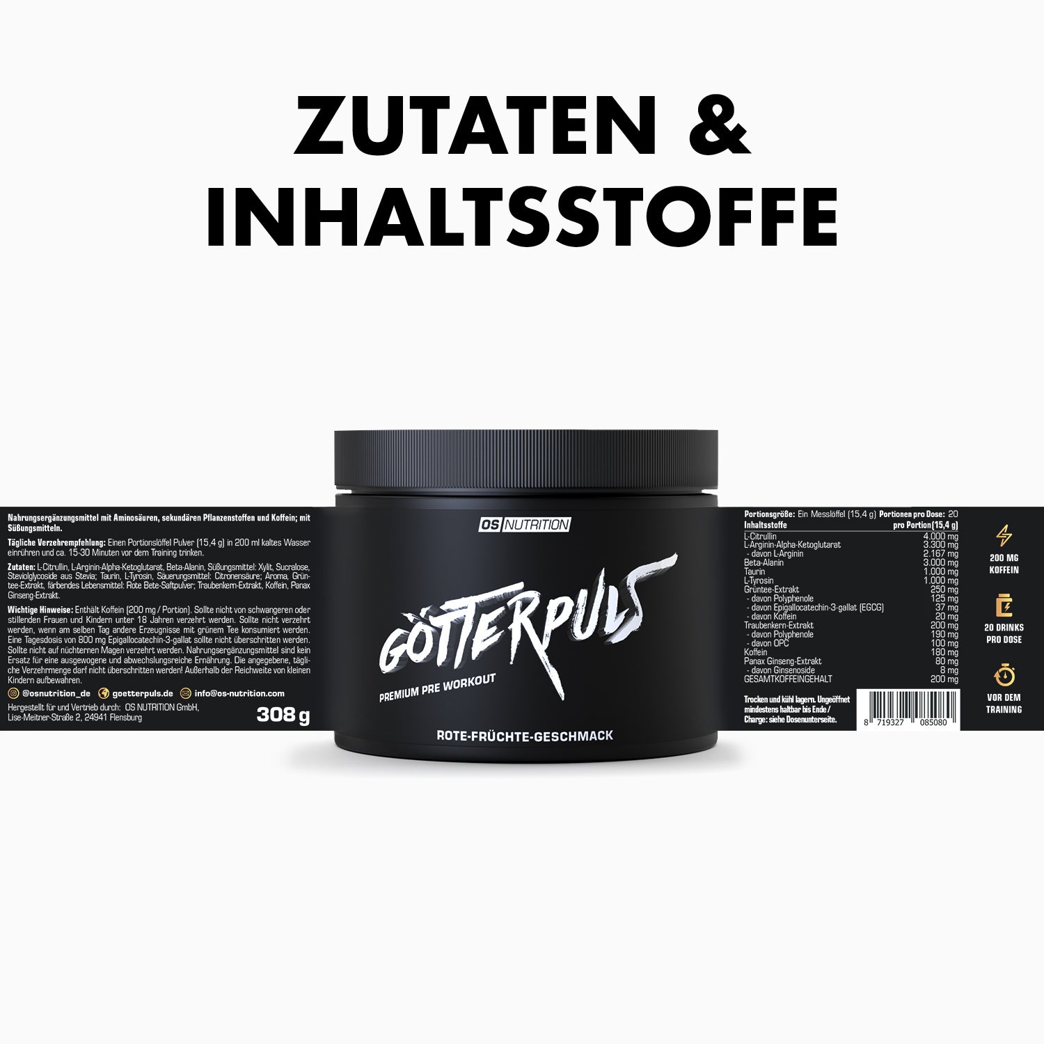 Götterpuls - Premium Pre Workout