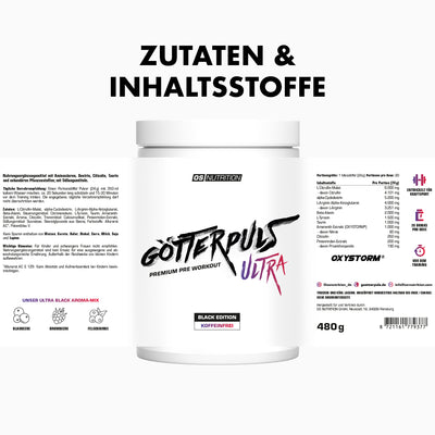 Götterpuls ULTRA - Pre Workout (koffeinfrei)