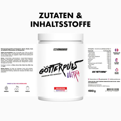 Götterpuls ULTRA - Pre Workout (koffeinfrei)