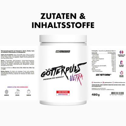 Götterpuls ULTRA - Premium Pre Workout (koffeinfrei)