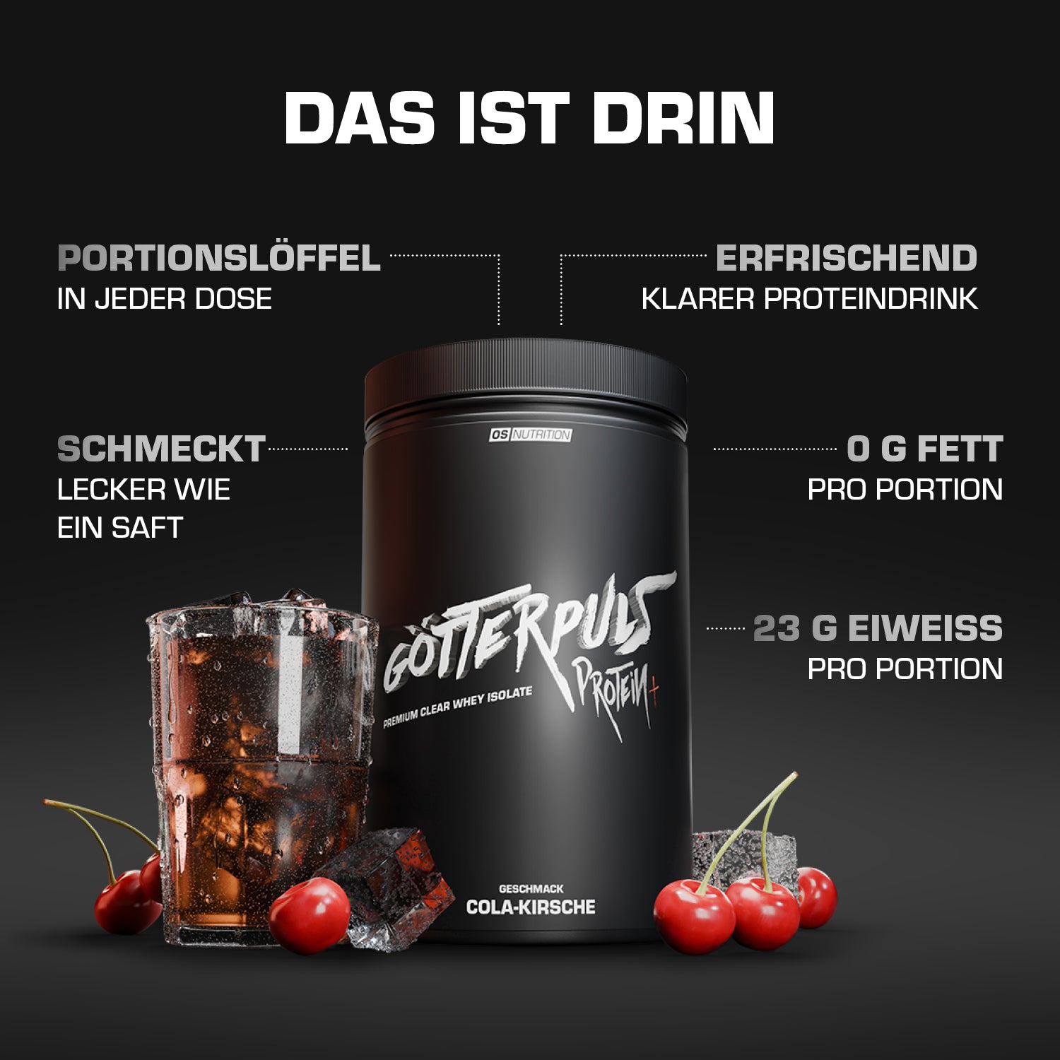 Götterpuls® Protein+ – Premium Clear Whey Isolate