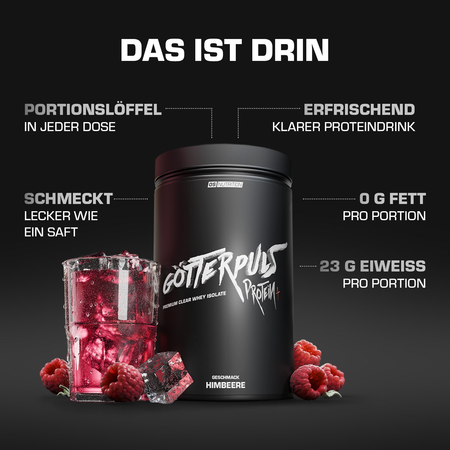 Götterpuls® Protein+ – Premium Clear Whey Isolate