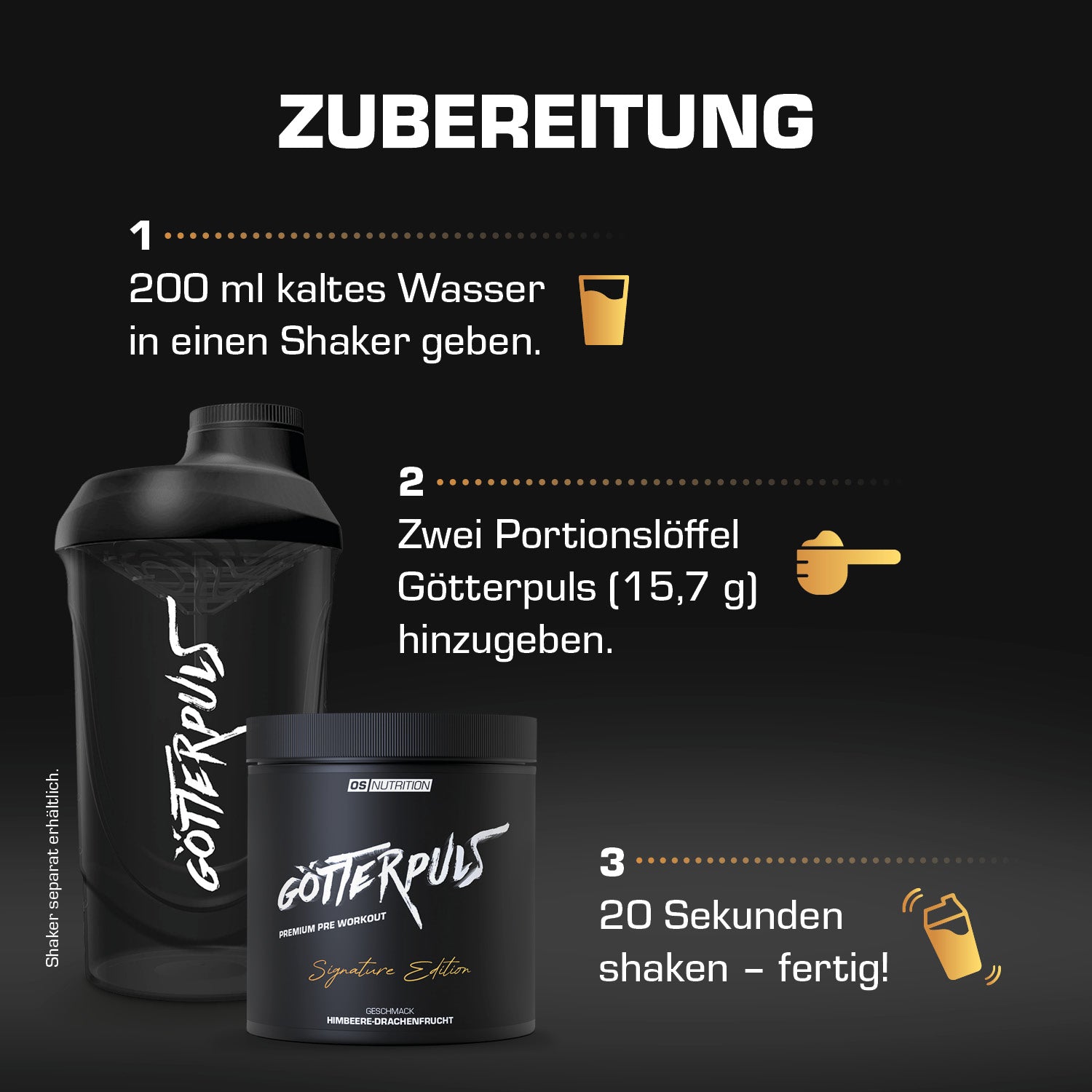 Götterpuls® - Premium Pre Workout Signature Edition