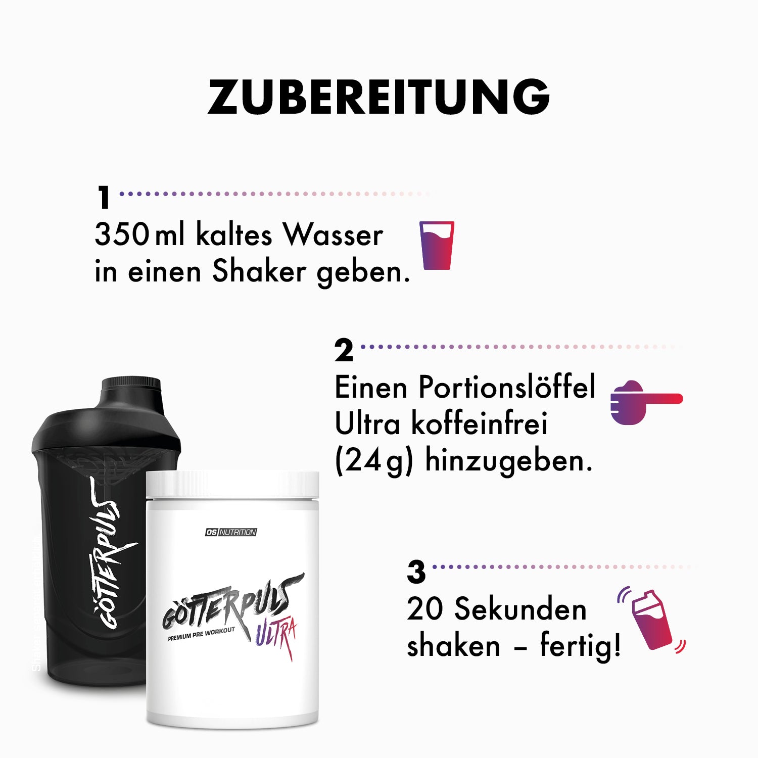 Götterpuls ULTRA - Premium Pre Workout (koffeinfrei)