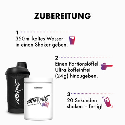 Götterpuls ULTRA - Pre Workout (koffeinfrei)