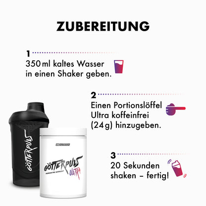 Götterpuls ULTRA - Premium Pre Workout (koffeinfrei)