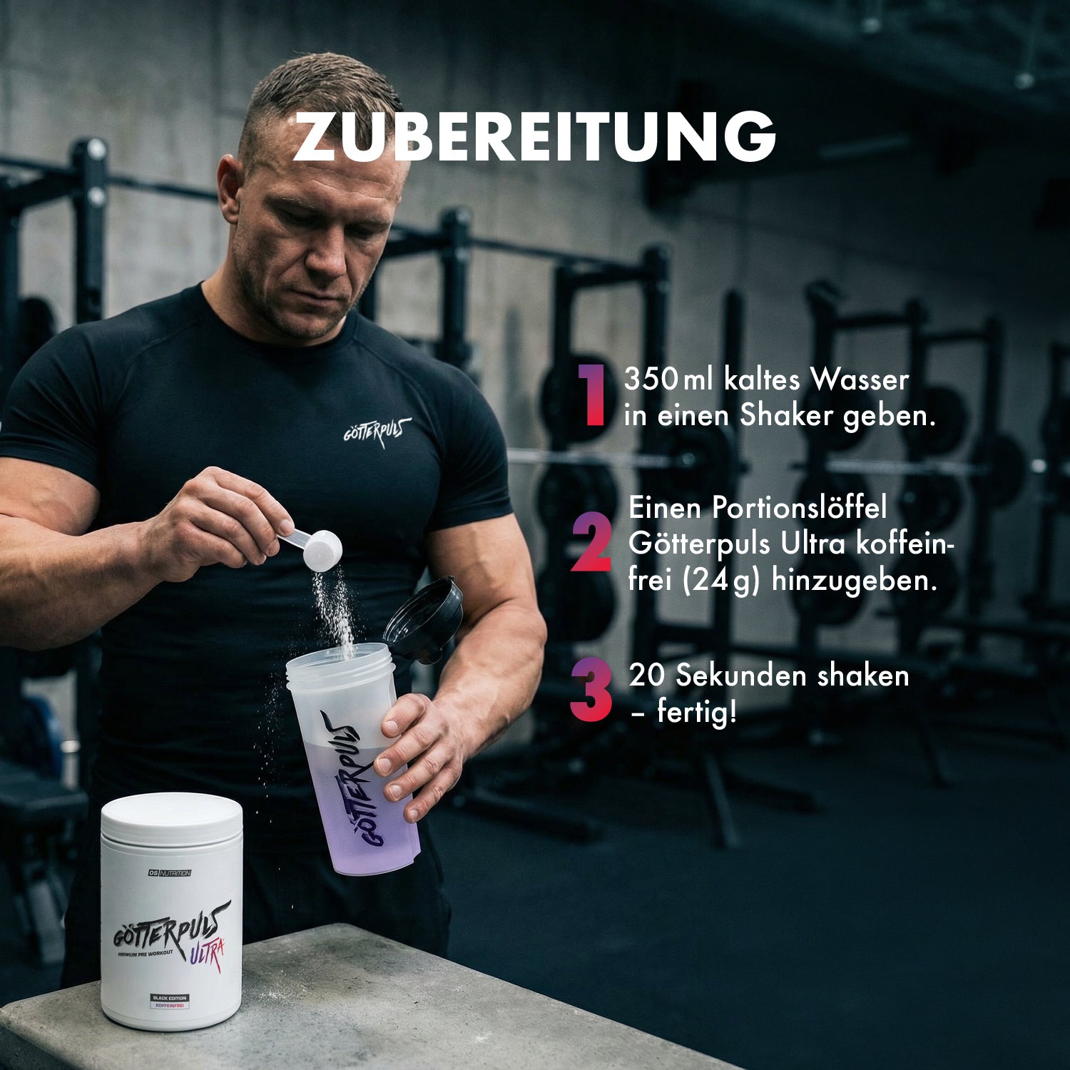 Götterpuls ULTRA - Pre Workout (koffeinfrei)