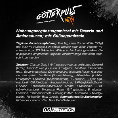 Götterpuls® Intra – Premium Intra Workout Drink