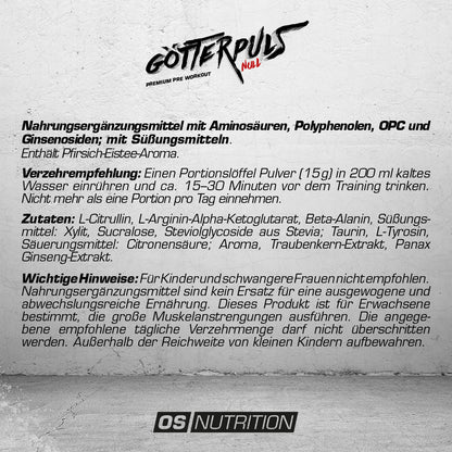 Götterpuls® NULL - Premium Pre Workout (koffeinfrei)