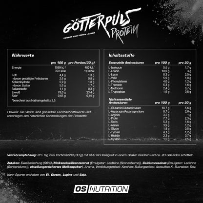Götterpuls Protein – Premium Whey Protein & Casein